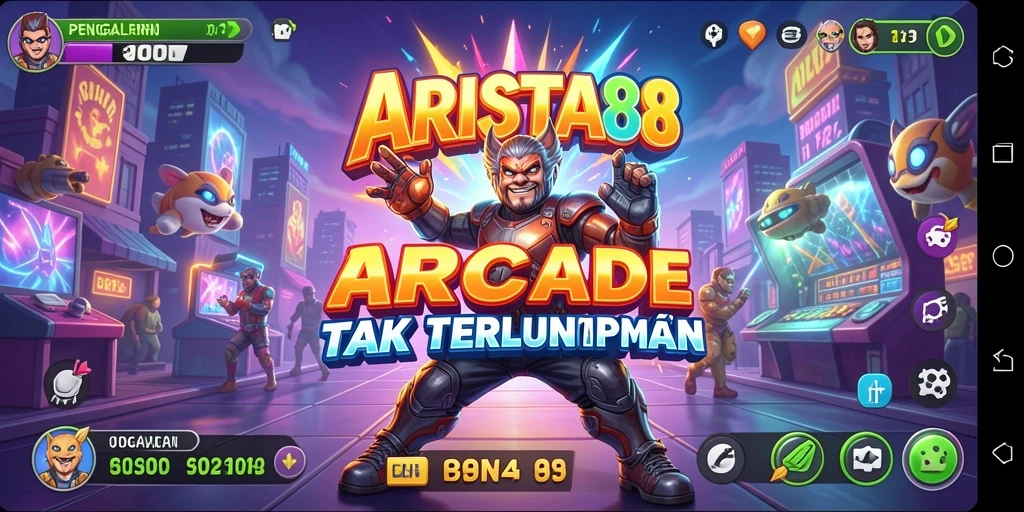Tampilan menarik dari gameplay ARISTA88 yang penuh aksi.