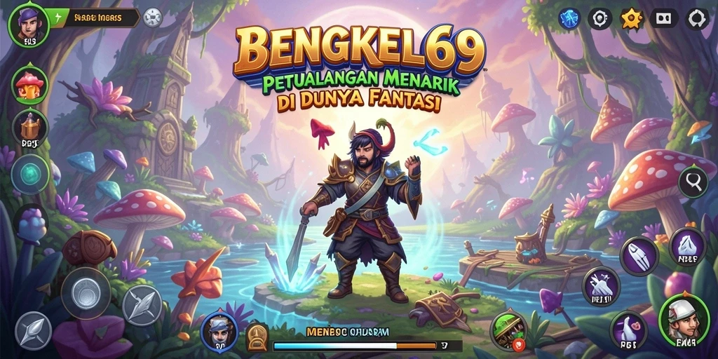 Tampilan gameplay BENGKEL69 yang epik dan penuh tantangan.