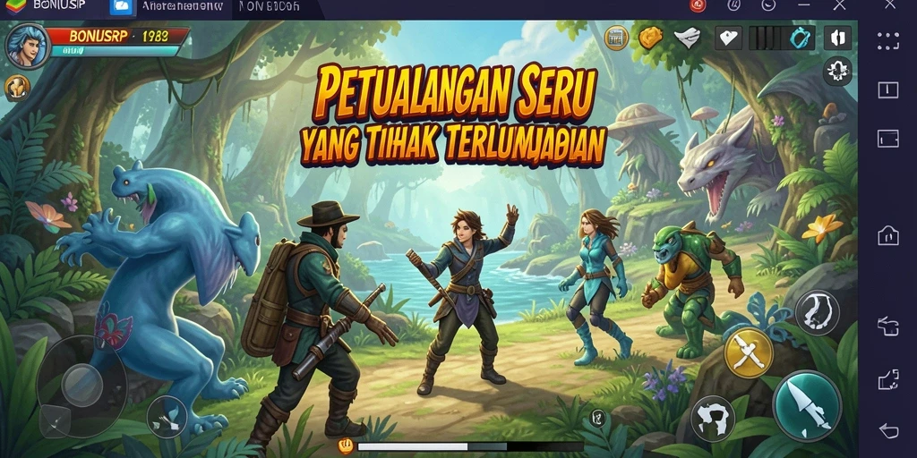 Tampilan gameplay BONUSRP yang memukau dan penuh tantangan.