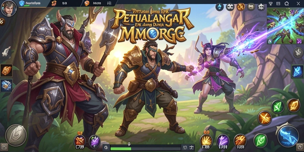 Gameplay C789 yang mendebarkan dalam dunia MMORPG.