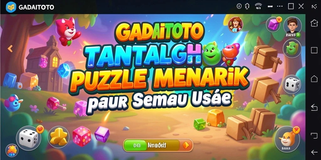 Tangkapan layar gameplay GADAITOTO yang menampilkan tantangan puzzle menarik.