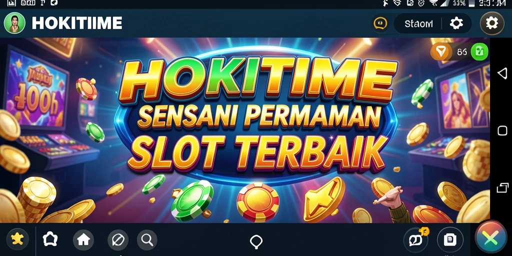 Tampilan gameplay HOKITIME yang menarik dan penuh warna.