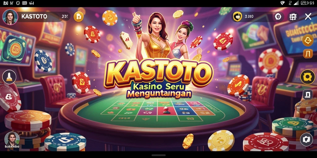 Tampilan gameplay KASTOTO yang menarik dan seru.
