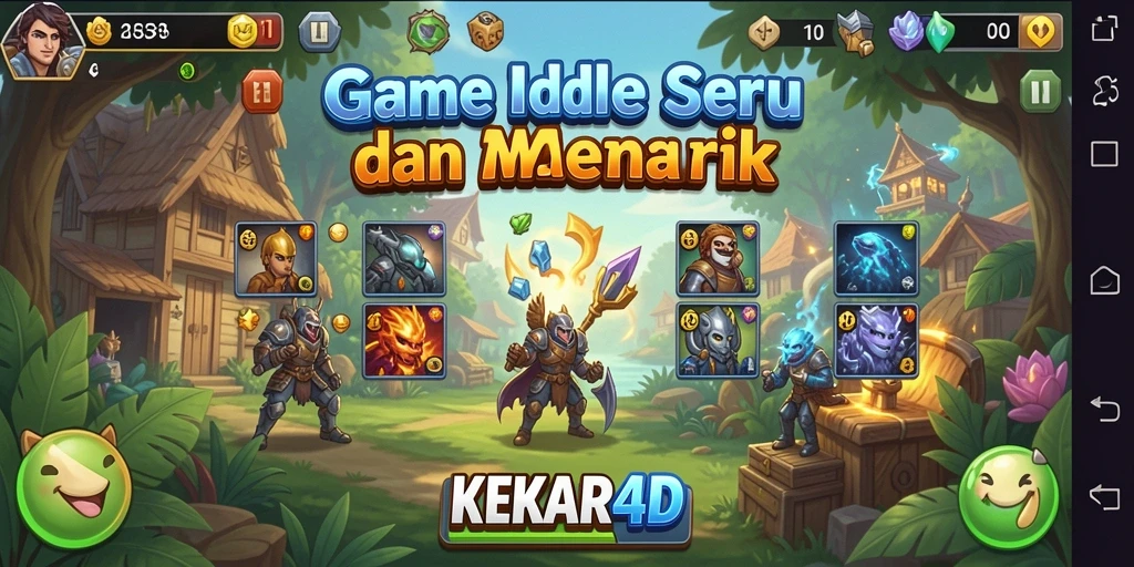 Screenshot gameplay menunjukkan kemajuan menarik dalam <strong>KEKAR4D</strong>.