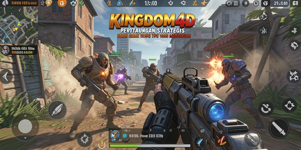 Tampilan utama gameplay KINGDOM4D penuh aksi mendebarkan.