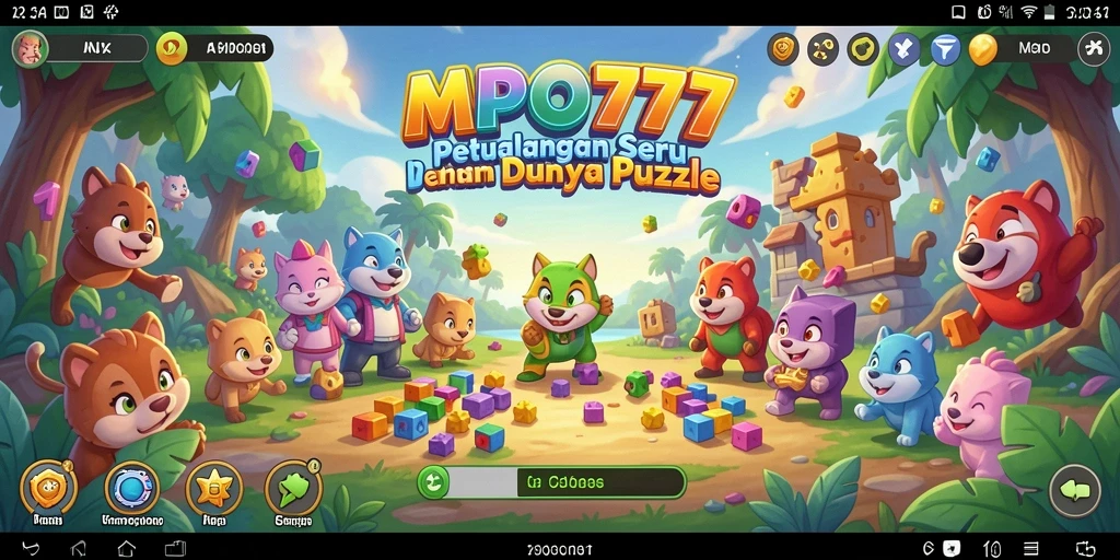 Tampilan gameplay seru MPO777 dengan tantangan puzzle yang menarik.