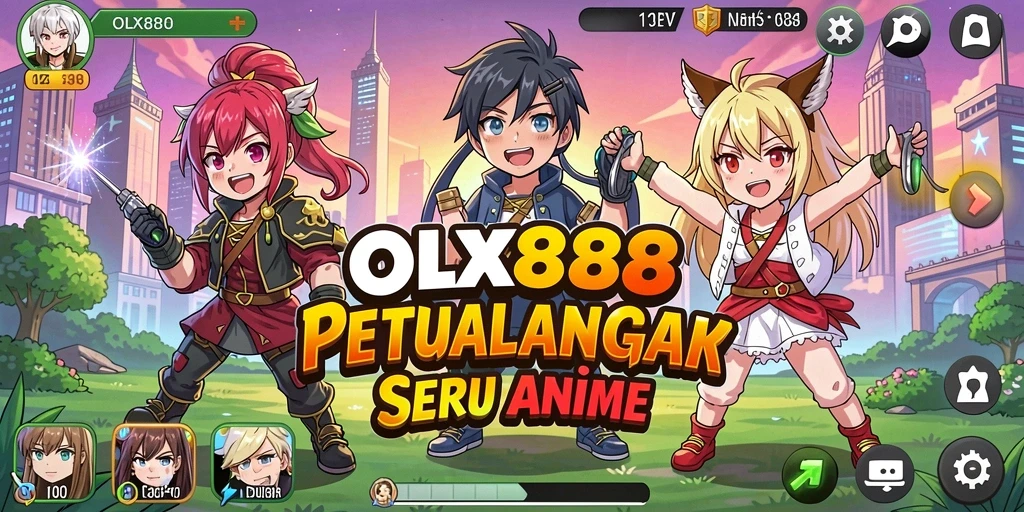 Tangkapan layar gameplay OLX888 menampilkan aksi seru penuh warna.