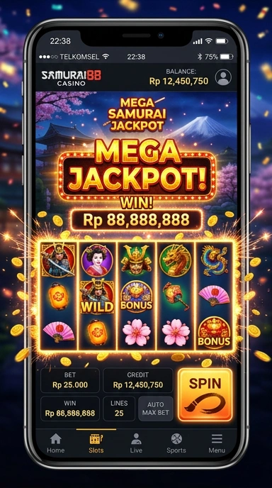Tampilan antarmuka samurai88 yang modern dan mudah digunakan.